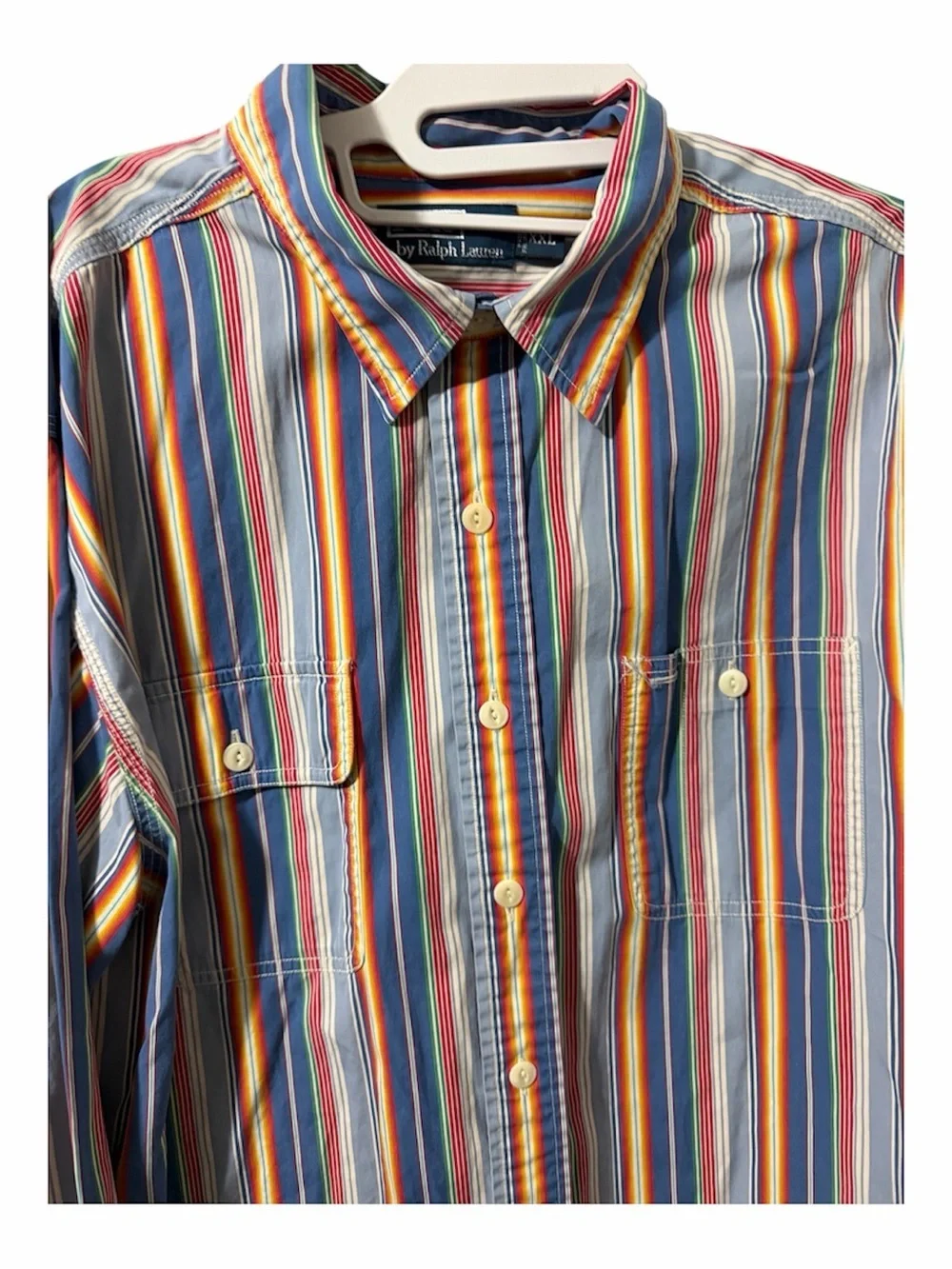 Ralph Lauren Striped Double Pocket XXL Long Sleeve